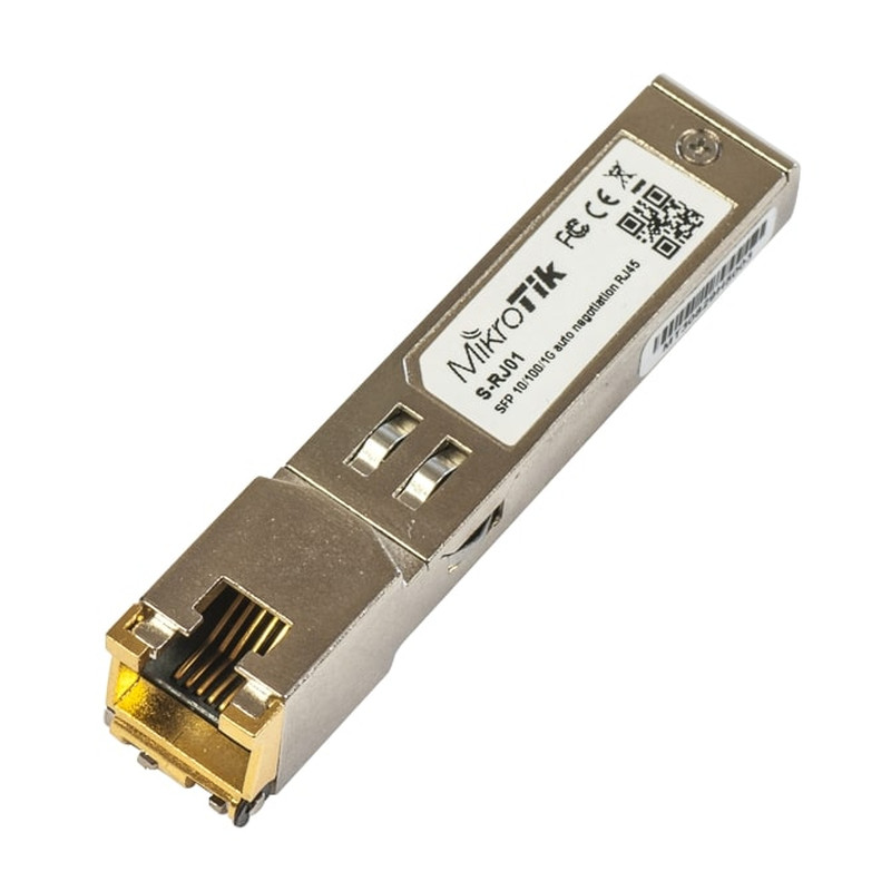 Mikrotik RJ45 SFP 10/100/1000M bakreni modul (S-RJ01)