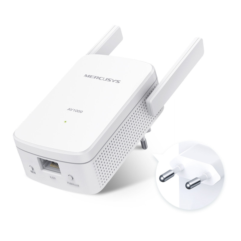Mercusys AV1000 Powerline Gigabit mrežni adapter, 1000Mbps, HomePlug AV2 (MP510 & MP500) - Slika 2