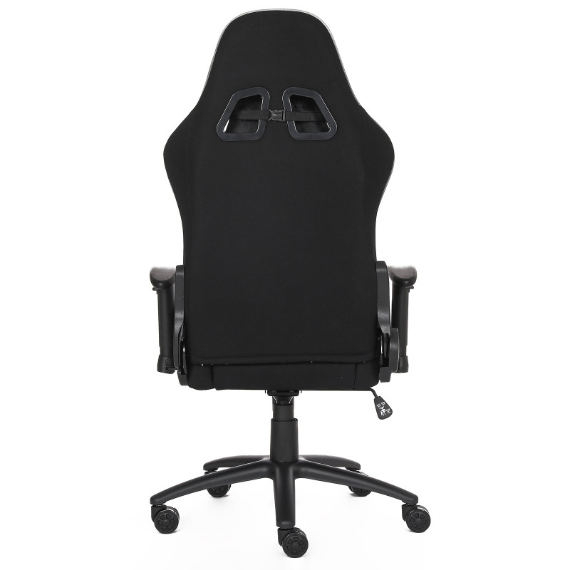 Bit Force KHAN F-2D igraća stolica s potpornim jastučićima, tkanina, 2D naslon za ruke, nosivost 150kg, crno/siva - Slika 3