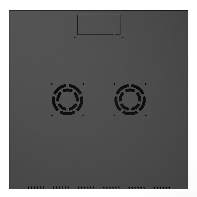 Canovate 6U 600x450x376 SINGLE zidni ormar s bočnim stranama koje se mogu otvoriti izvana, crni (WS3O-9-066DF) - Slika 5