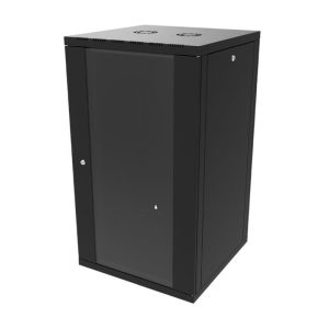 Canovate 21U 600x600x1022 SINGLE zidni ormar s bočnim stranama koje se mogu otvoriti izvana, crni (WS3O-9-2166F)