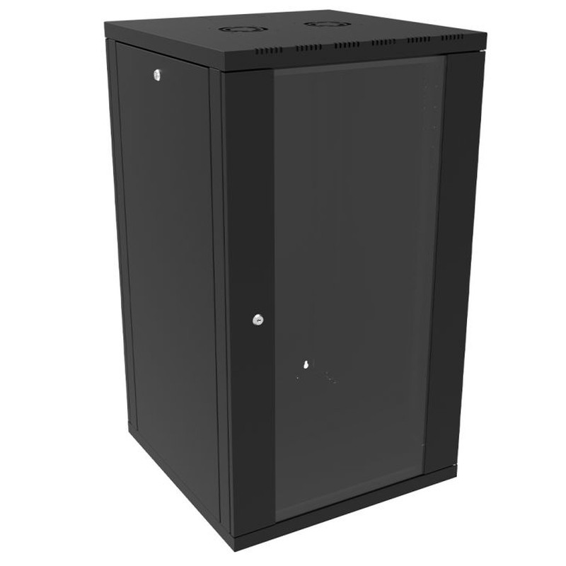 Canovate 21U 600x600x1022 SINGLE zidni ormar s bočnim stranama koje se mogu otvoriti izvana, crni (WS3O-9-2166F) - Slika 3