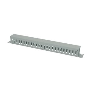 Canovate 19" 1U, organizator kablova s pokrovom, horizontalni, metalni, crni (CCA-9-5004)