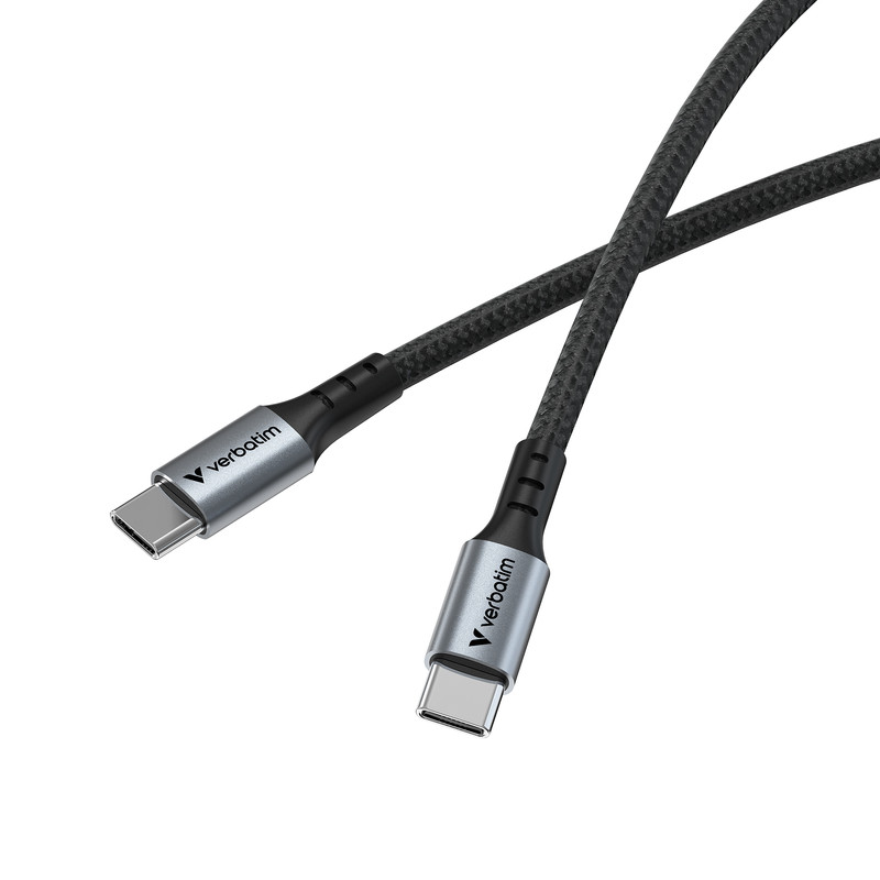 Verbatim Sync & Charge kabel USB-C na USB-C 60W 120 cm - Slika 3