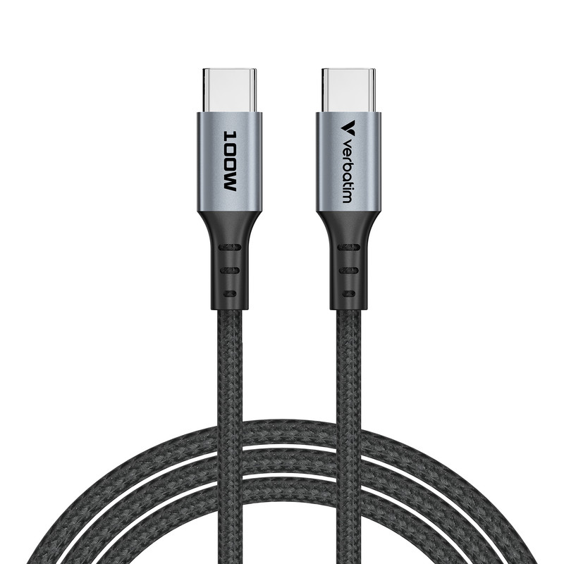 Verbatim Sync & Charge kabel USB-C na USB-C 100W, 120 cm