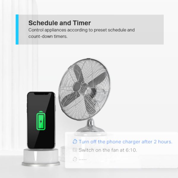 TP-Link Tapo Smart WiFi plug  2.4GHz, 802.11b/g/n, BT4.2, Tapo app, Wi-Fi kontrola, Timer/Schedule postavke, Glasovna kotrola Amazon Alexa/Google Assistant - Slika 3