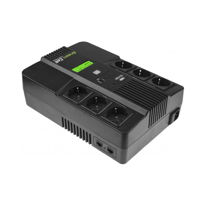 Green Cell UPS (UPS07) AiO 800VA/480W, Line Interactive AVR, LCD - Slika 2