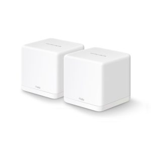 Mercusys AC1300 Halo H30G (2 pack) Whole-Home Mesh Wi-Fi, Dual-Band 400Mbps/867Mbps (2.4GHz/5GHz), 802.11 a/b/g/n/ac, 2×G-LAN