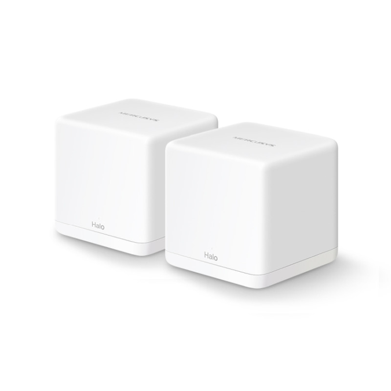 Mercusys AC1300 Halo H30G (2 pack) Whole-Home Mesh Wi-Fi, Dual-Band 400Mbps/867Mbps (2.4GHz/5GHz), 802.11 a/b/g/n/ac, 2×G-LAN