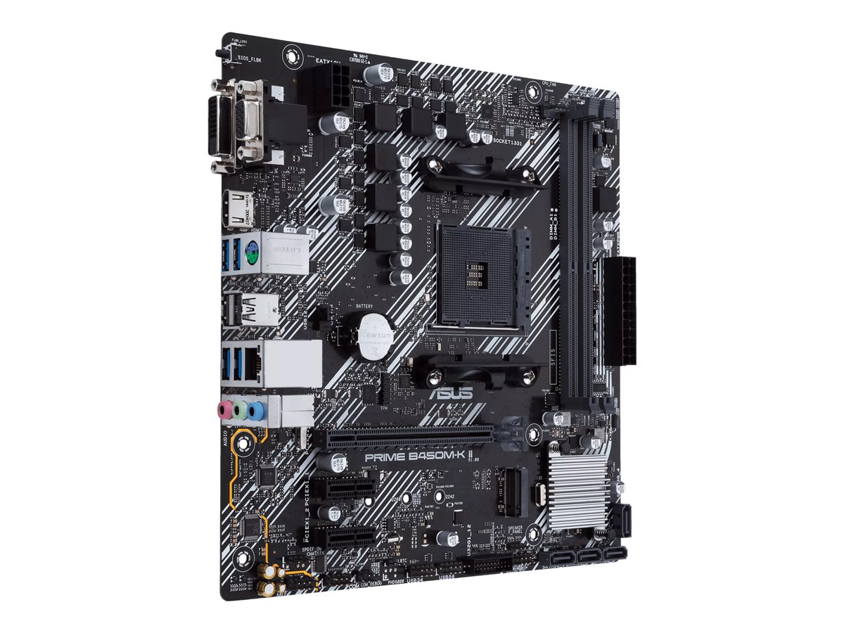 Asus PRIME B450M-K II, AM4, DDR4/4400MHz, PCIe 3.0, RAID, G-LAN, 7.1ch, mATX - Slika 3