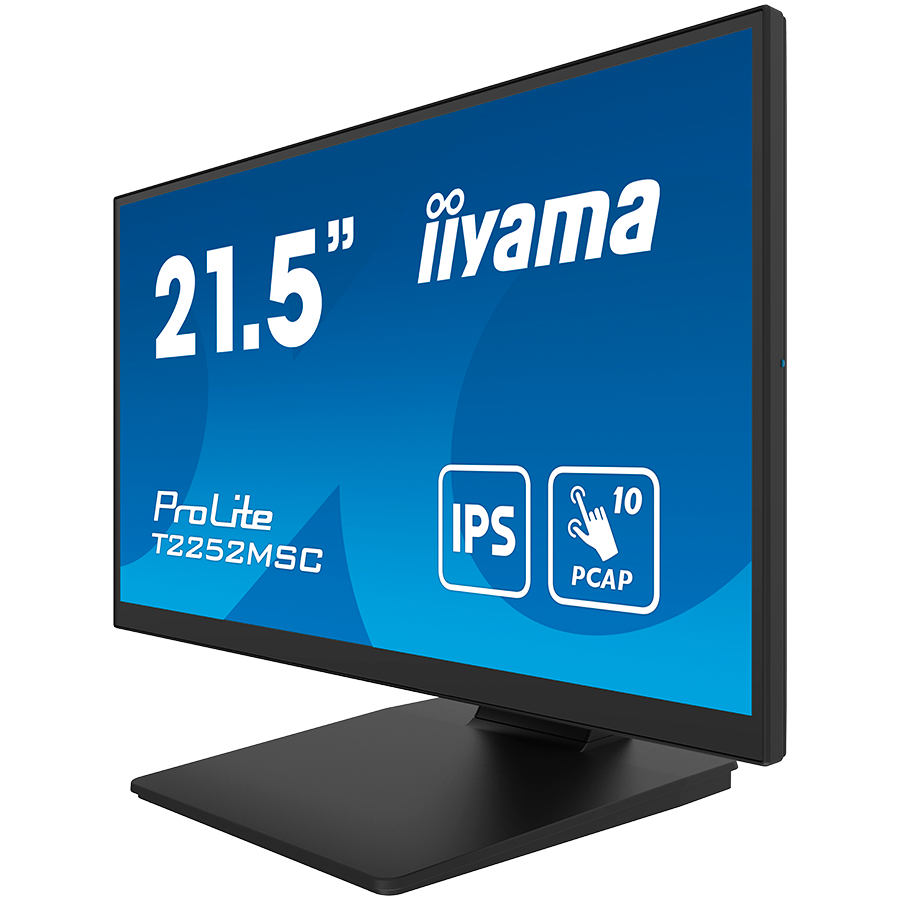 IIYAMA Monitor LED T2252MSC-B2AG 21.5" PCAP 10pt Touchscreen monitor featuring IPS panel technology, Edge-to-Edge glass design and Anti Glare coating HDMI DP USB HUB Tilt 3y - Slika 2
