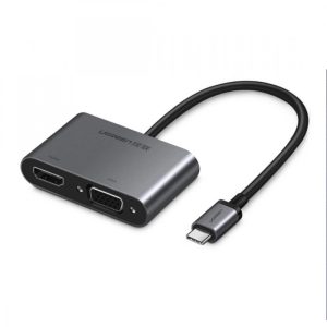 UGREEN adapter USB-C na HDMI, VGA sa PD, sivi
