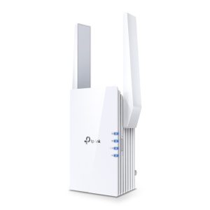 TP Link AX3000 bežični pojačivač dometa (Mesh Range Extender) Dual Band WiFi 6, 574 Mbp/2402 Mbps (2.4GHz/5GHz) Range Extender/Access Point, 1xGLAN, 2x vanjske antene