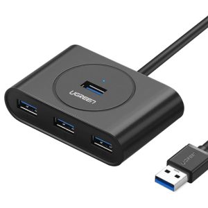 UGREEN 4-portni USB-A HUB 4xUSB-A 3.0, 1m, crni