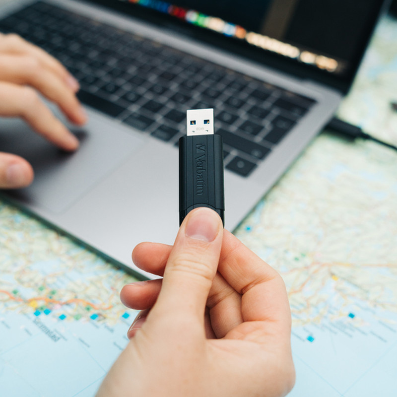 Verbatim PinStripe 256GB USB3.2 Gen1, crni - Slika 5