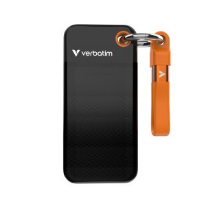 Verbatim Pocket 1TB SSD vanjski disk, USB 3.2 Gen2, Black/Orange