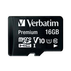 Verbatim memorijska kartica Premium Micro SDHC Secure Digital 16GB Class 10 + adapter