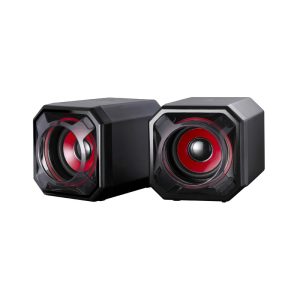 SureFire Gator Eye igraći zvučnici 2.0, 5W RMS, 3.5mm/USB, crveni