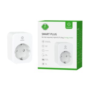 WOOX WiFi Smart utičnica EU, 16A/3680W, WooxHome app, voice control - Alexa & Google Assistant (R6118)