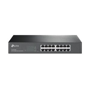 TP-Link 16-port Gigabit Easy Smart preklopnik (Switch), 16×10/100/1000M RJ45 ports, 1U 13"