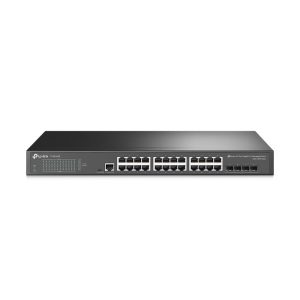 TP-Link Omada JetStream 24-port Gigabit Smart preklopnik (Switch), 24×10/100/1000M RJ45 ports, 4×Gigabit SFP, 1U 19" rack mount