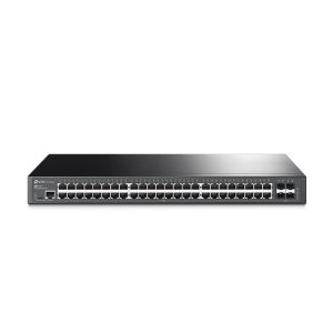 TP-Link Omada JetStream 48-port Gigabit L2 Smart preklopnik, 48×10/100/1000 RJ45 ports, 4×SFP Gigabit, 1U 19" rack-mount