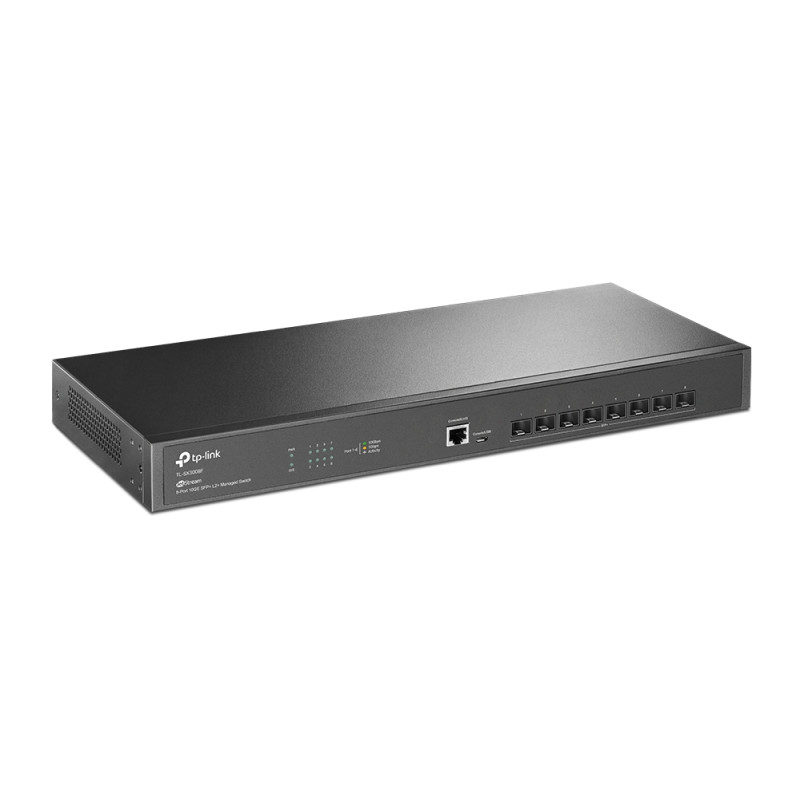TP-Link 8-Port Omada JetStream Managed preklopnik (Switch) 10GE SFP+ L2+, 8×10G SFP+, RJ45/Micro-USB Console Port, 1U 19" Rack-mount - Slika 2