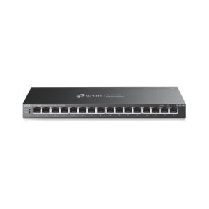 TP-Link 16-port Gigabit PoE+ preklopnik (Switch), 16×G-LAN PoE+, 802.3af/at (120W)