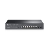 TP-Link Omada JetStream 10-port Gigabit PoE+ Smart preklopnik (Switch), 8×10/100/1000M RJ45 ports + 2×SFP ports (150W)