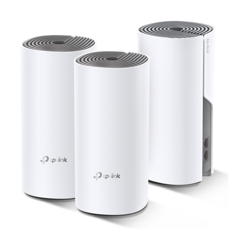 TP-Link AC1200 Deco E4 (3 pack) Mesh Wi-Fi, Dual-Band 300Mbps/867Mbps (2.4GHz/5GHz), 2×LAN, 2×interna antena, Deco App - Slika 2