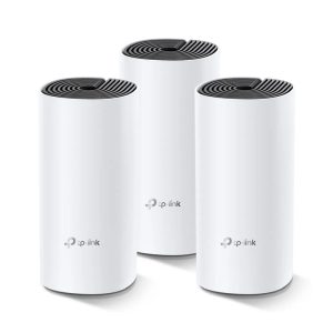 TP-Link AC1200 Deco M4 (3 pack) Mesh Wi-Fi, Dual-Band 300Mbps/867Mbps (2.4GHz/5GHz), 2×GLAN, 2×interna antena, Deco App