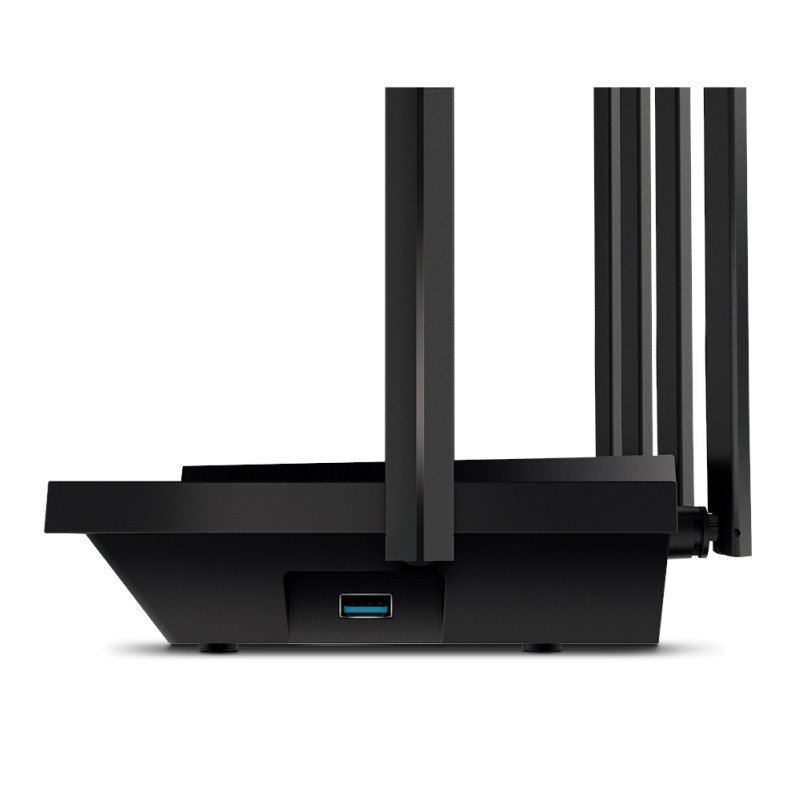TP-Link AX5400 Archer AX72 bežični usmjerivač (Dual-Band Router Wi-Fi 6) 574Mbps/4804Mbps (2.4GHz/5GHz), CPU 1.0GHz, 802.11ax/ac/n/a/b/g, 1×G-WAN, 4×G-LAN, USB3.0, 6×fiksne antene - Slika 2