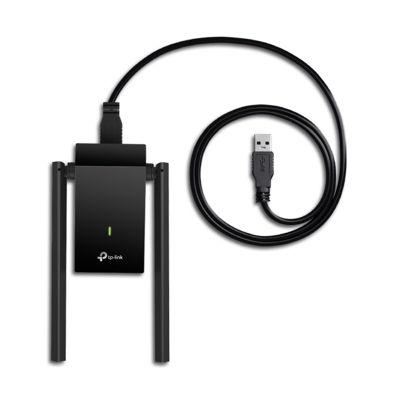 TP-Link AC1300 Archer T4U Plus bežični Dual-Band USB3.0 adapter 400Mbps/867Mbps (2.4GHz/5GHz), 802.11a/b/g/n/ac, 2×5dBi antene - Slika 3