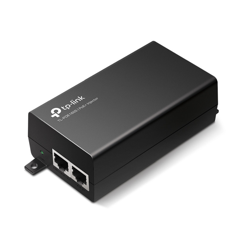 TP-Link PoE+ Injector Adapter, 1×Gbit PoE Port, 1×Gbit Non-PoE Port, 802.3at/af, Data+Power po istom kablu, do 100m, plastično kućište
