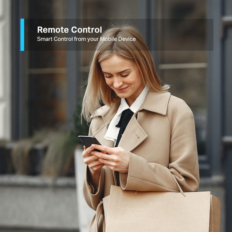 TP-Link Tapo P115 Mini Smart Wi-Fi Socket, Energy Monitoring, 2.4 GHz WiFi, glasovna kontrola - Slika 3