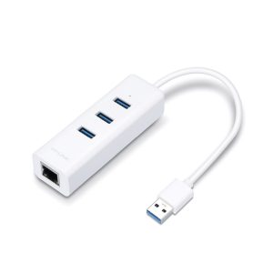 TP-Link USB3.0 na Gigabit mrežni adapter, USB3.0×3 hub
