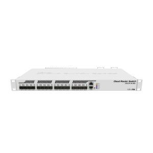 Mikrotik Cloud Router Switch CRS317-1G-16S+RM, 800MHz CPU, 1GB RAM, 1xG-LAN, 16xSFP+, RouterOS L6 or SwitchOS (dual boot), 1U rackmount, Dual redundant PSU