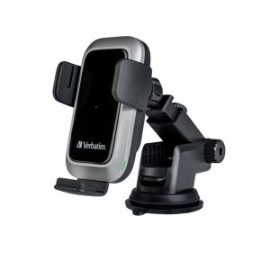 Verbatim FWC-03 Pro Qi brzi bežični magnetni auto punjač/držač,15W,crni