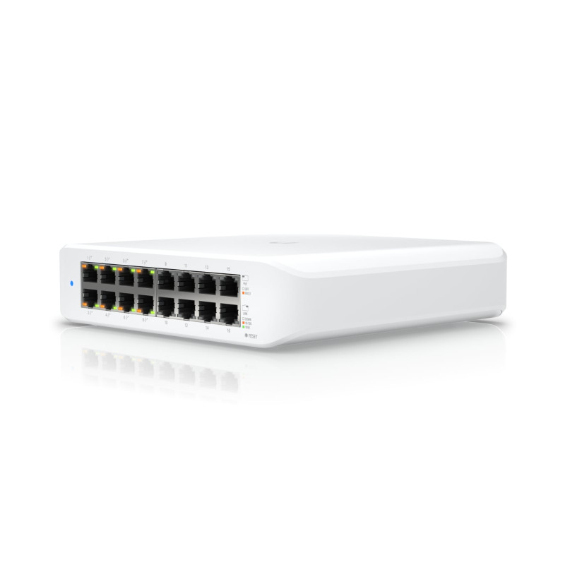 Ubiquiti UniFi Managed 16-port Gigabit Switch, 8-port PoE+, 45W (USW-LITE-16-PoE) - Slika 2