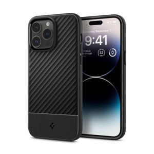 Spigen Core Armor, zaštitna maska za telefon, mat crna - iPhone 15 Pro (ACS06466)