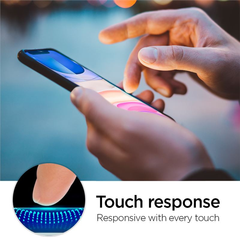 Spigen Align Glas.tR, zaštitno staklo za ekran telefona, 2 kom + okvir za instalaciju - iPhone 11/XR (AGL00101) - Slika 5