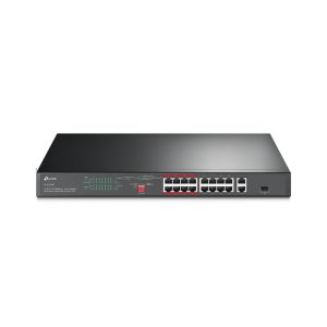 TP-Link 16-Port PoE+ Smart preklopnik (Switch), 24×10/100M, 2×G-LAN, 1×G SFP (250W)