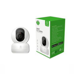 WOOX WiFi Smart PTZ kamera, Pan/Tilt/Zoom, Full HD 1080p, 360°/104°, microSD, Wooxhome app, glasovna kontrola - Alexa & Google Assistant (R4040)