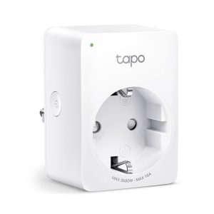 TP-Link Tapo Smart WiFi Plug, 2.4GHz, 802.11b/g/n, BT4.2, Tapo app, kontrola potrošnje energije, Timer/Schedule postavke, Glasovna kotrola Amazon Alexa/Google Assistant