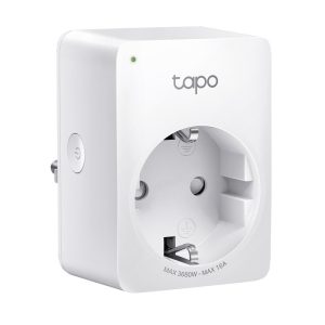 TP-Link Tapo Smart WiFi Plug Matter Standard, 2.4GHz, 802.11b/g/n, BT4.2, Tapo app, kontrola potrošnje energije, Timer/Schedule postavke, Glasovna kotrola Amazon Alexa/Google Assistant