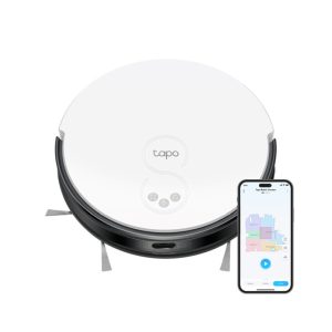 TP-Link Tapo RV20 Mop robotski usisivač i perač, LiDAR + Gyro Navigation, 2600 mAh, 400 ml Dustbin, 300ml Water Tank, WiFi/Bluetooth, Home/Alexa, Tapo APP