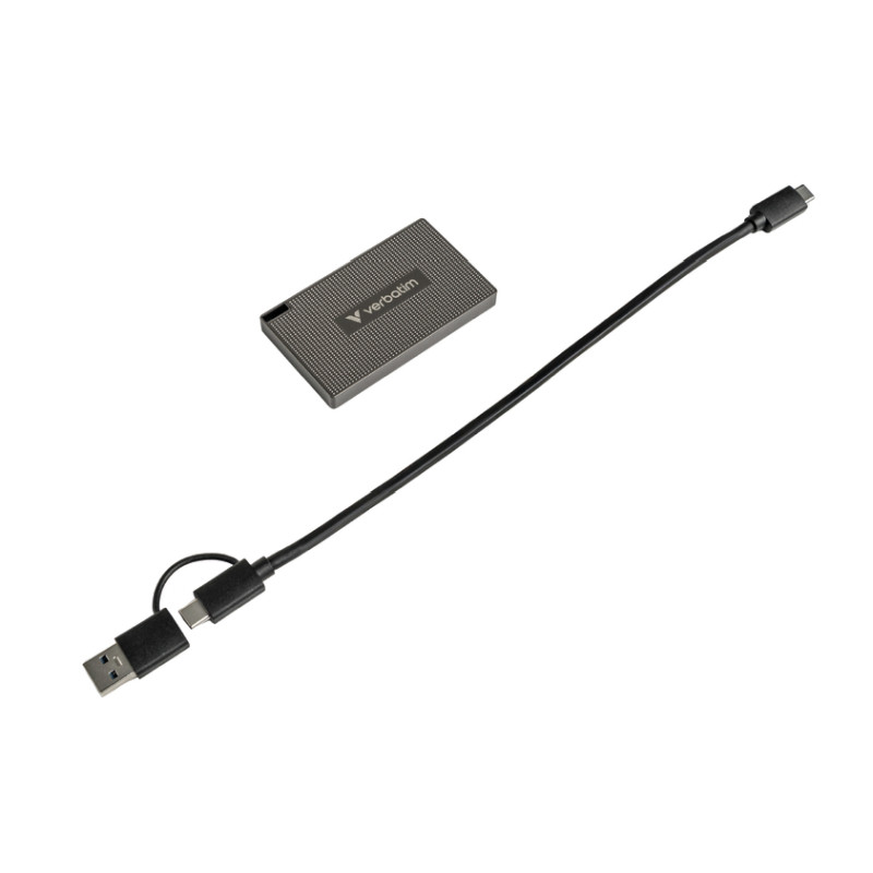 Verbatim Metal Mini 1TB SSD vanjski disk USB-C 3.2 Gen2, R/W: 2000/1750 MB/s - Slika 3