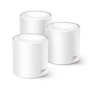 TP-Link AX1500 Deco X10 (3-pack) Mesh Wi-Fi 6 Dual-Band, 300 Mbps/1201 Mbps (2,4GHz/5GHz) 2×Gigabit port, Deco App