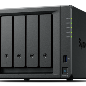 Synology DS425+ Diskstation 4-bay NAS server/samo za Synology diskove/ Intel Celeron J4125, 2.5"/3.5" HDD/SSD podrška, Hot Swappable HDD, 2GB DDR4, 2.5GbE+1GbE LAN, 2×USB 3.2