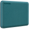 HDD Extern TOSHIBA CANVIO Advance 2TB, 2.5", USB 3.2 Gen1 (5Gbit/s), Backup and Security software, Textured Green, 149g